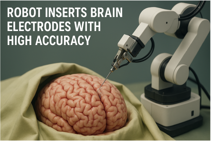 Robot Inserts Brain Electrodes with High Accuracy: A Breakthrough in Neuroscience and Technology
